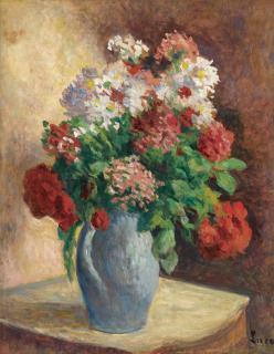 Maximilien Luce - Vase De Giroflées
