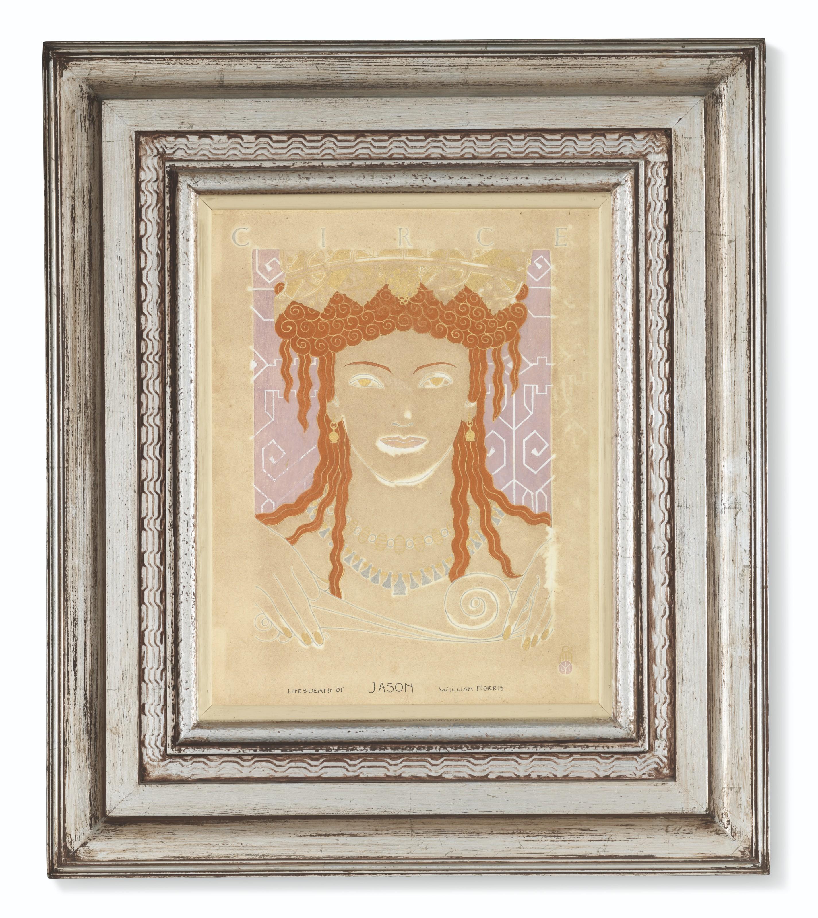 Maxwell Ashby Armfield, R.B.A. - Circe, Illustration To \'The Life And Death Of Jason\', By William Morris