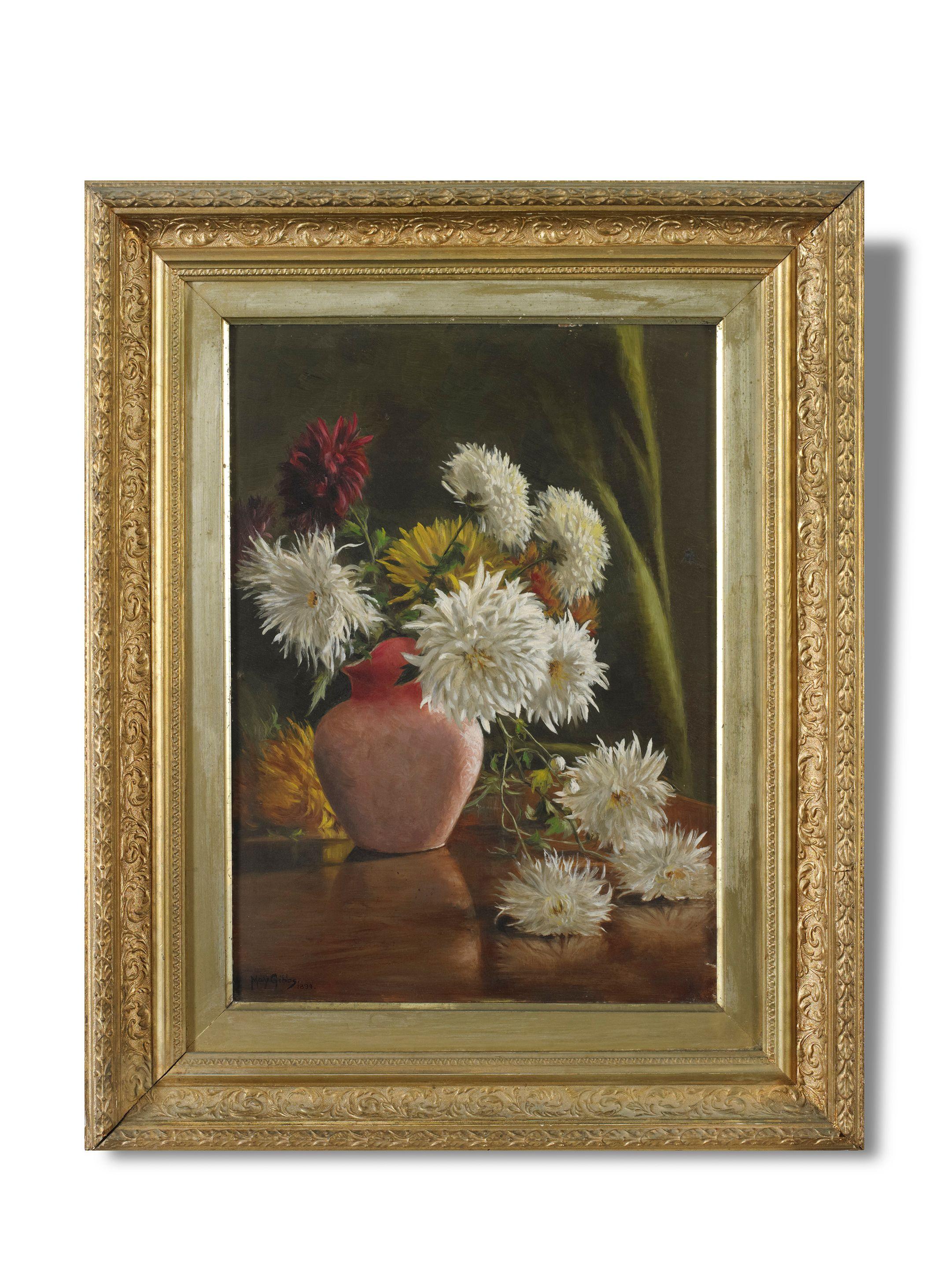May Gibbs - Chrysanthemums, 1894