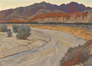 Maynard Dixon - Evening on Orocopio (Painted Canyon), Imperial Valley