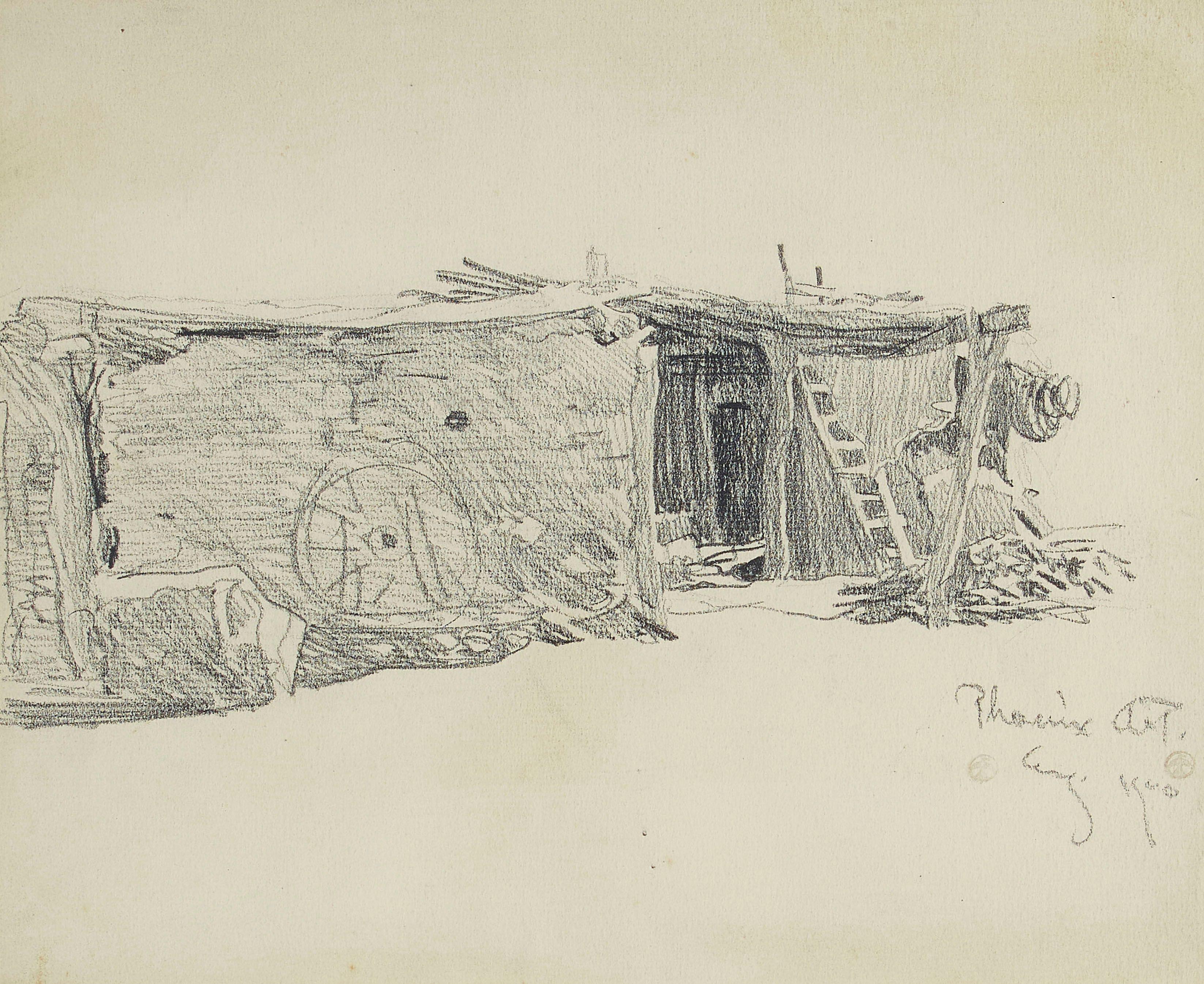 Maynard Dixon - Old Adobe of Phoenix