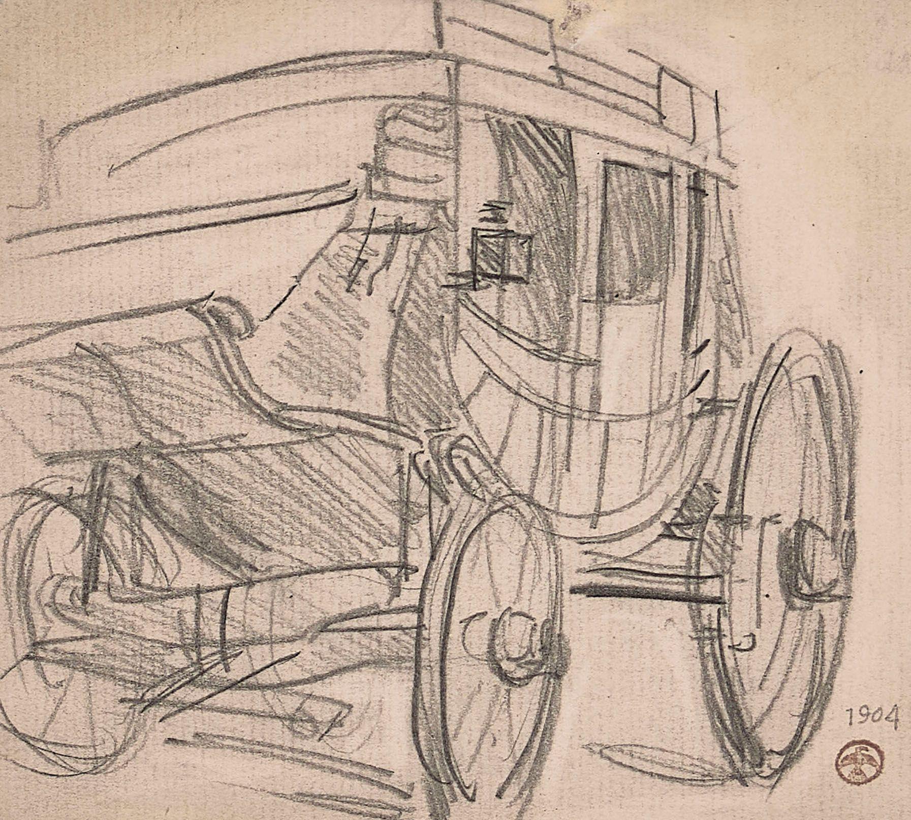 Maynard Dixon - Old Stage Coach