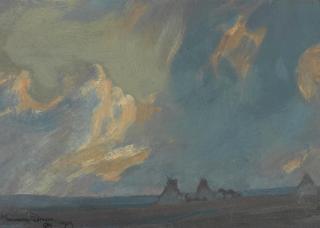 Maynard Dixon - Sketch for Picture \