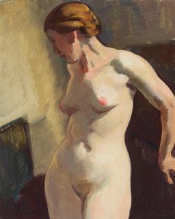 Maynard Dixon - Standing Figure (possibly Edith Hamlin Dixon)