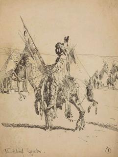 Maynard Dixon - The Chief Speaks