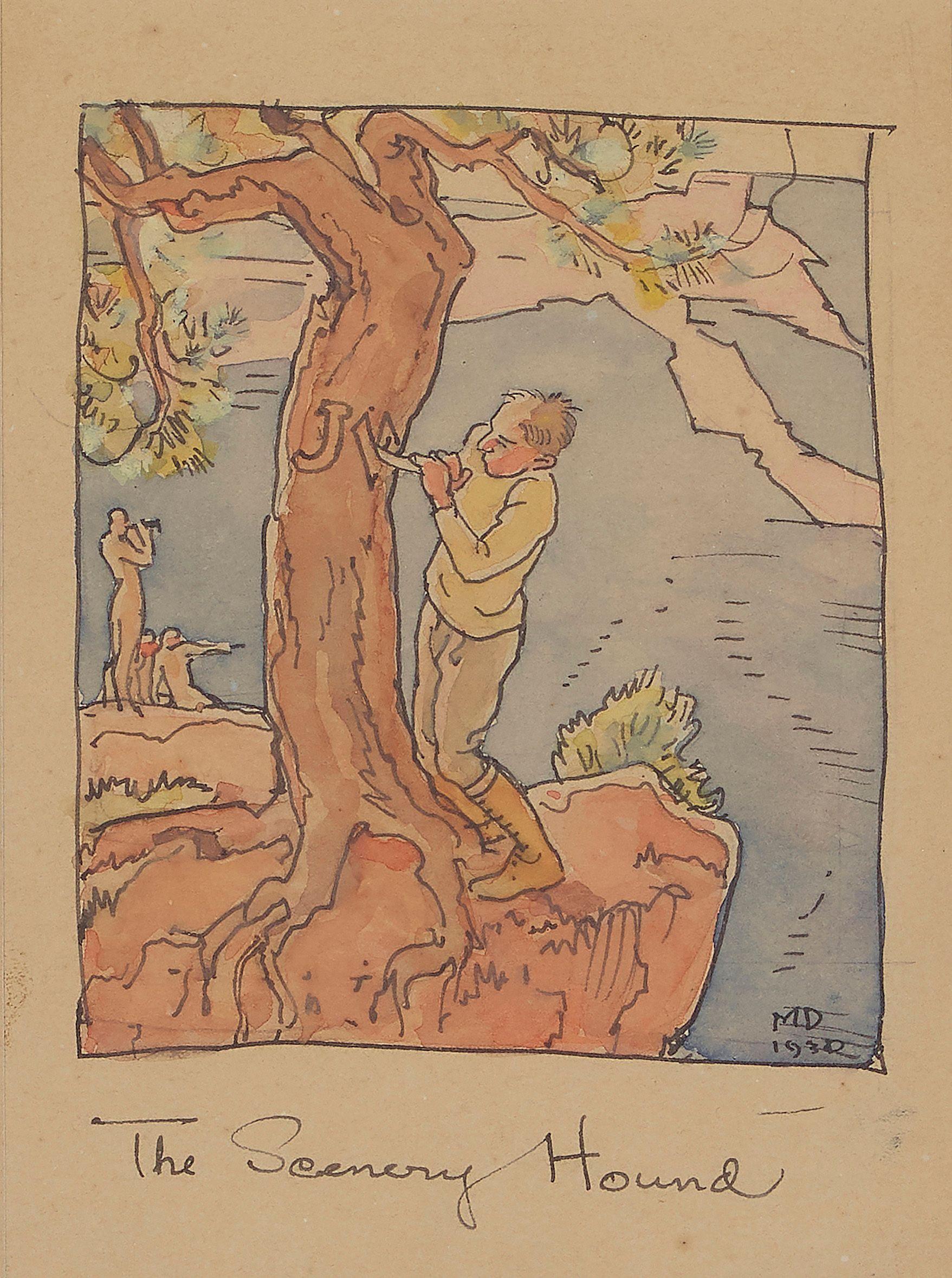 Maynard Dixon - The Scenery Hound