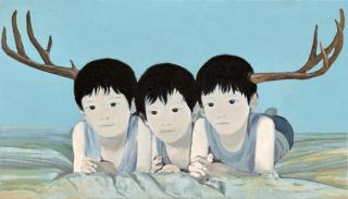 Mayuka Yamamoto - Three Deer(Painted in 2011)