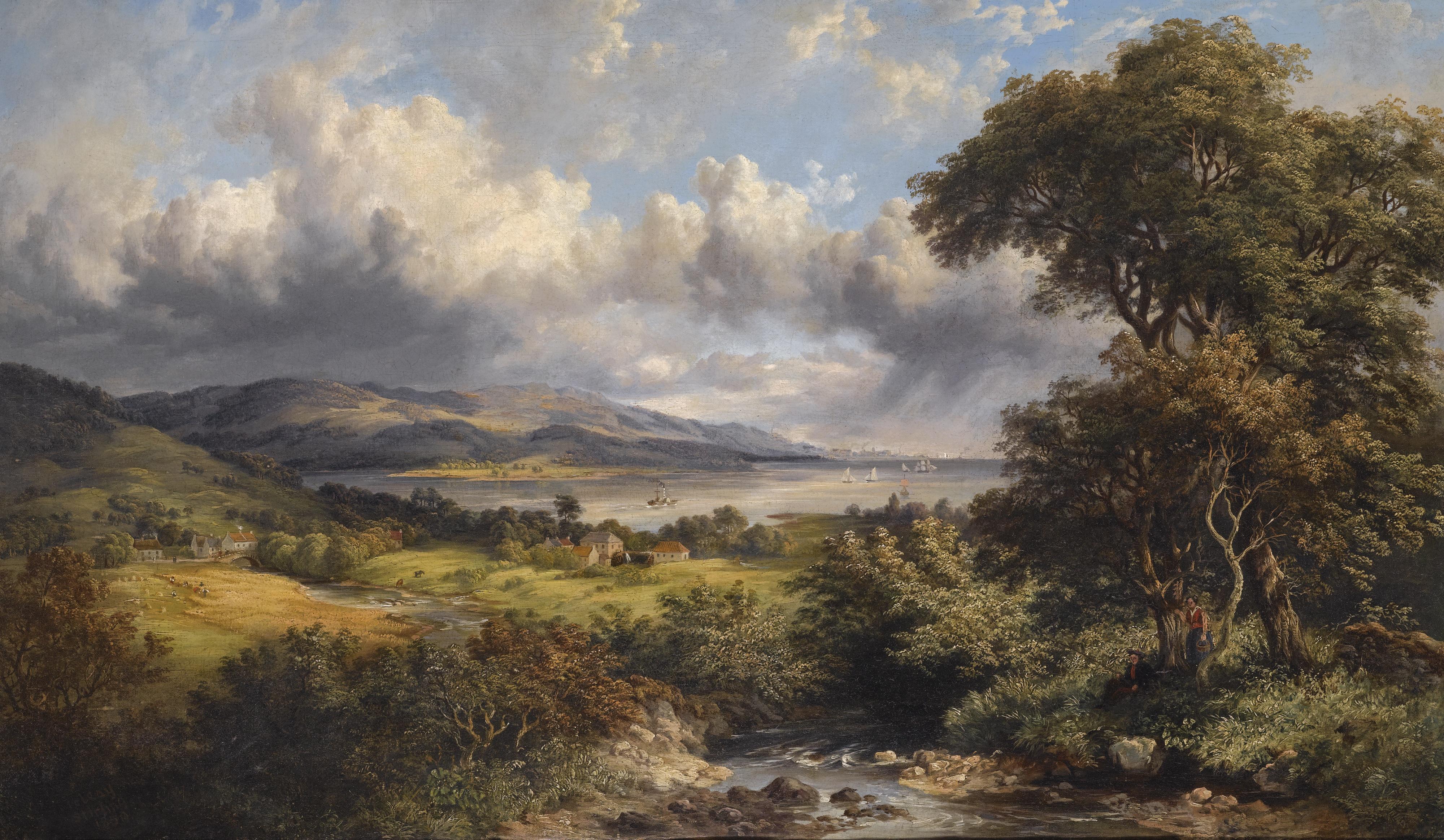 Mcneil Macleay, A.R.S.A. - The Forth From Stirlingshire