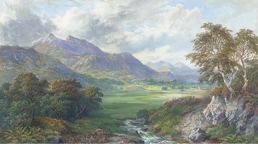 McNeil Robert McLeay - Glen Orchy With Ben Crucchan Behind