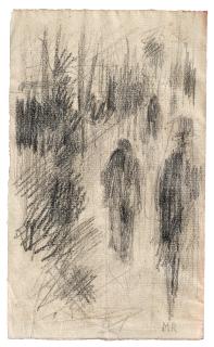 Medardo Rosso - Tre figure su una strada