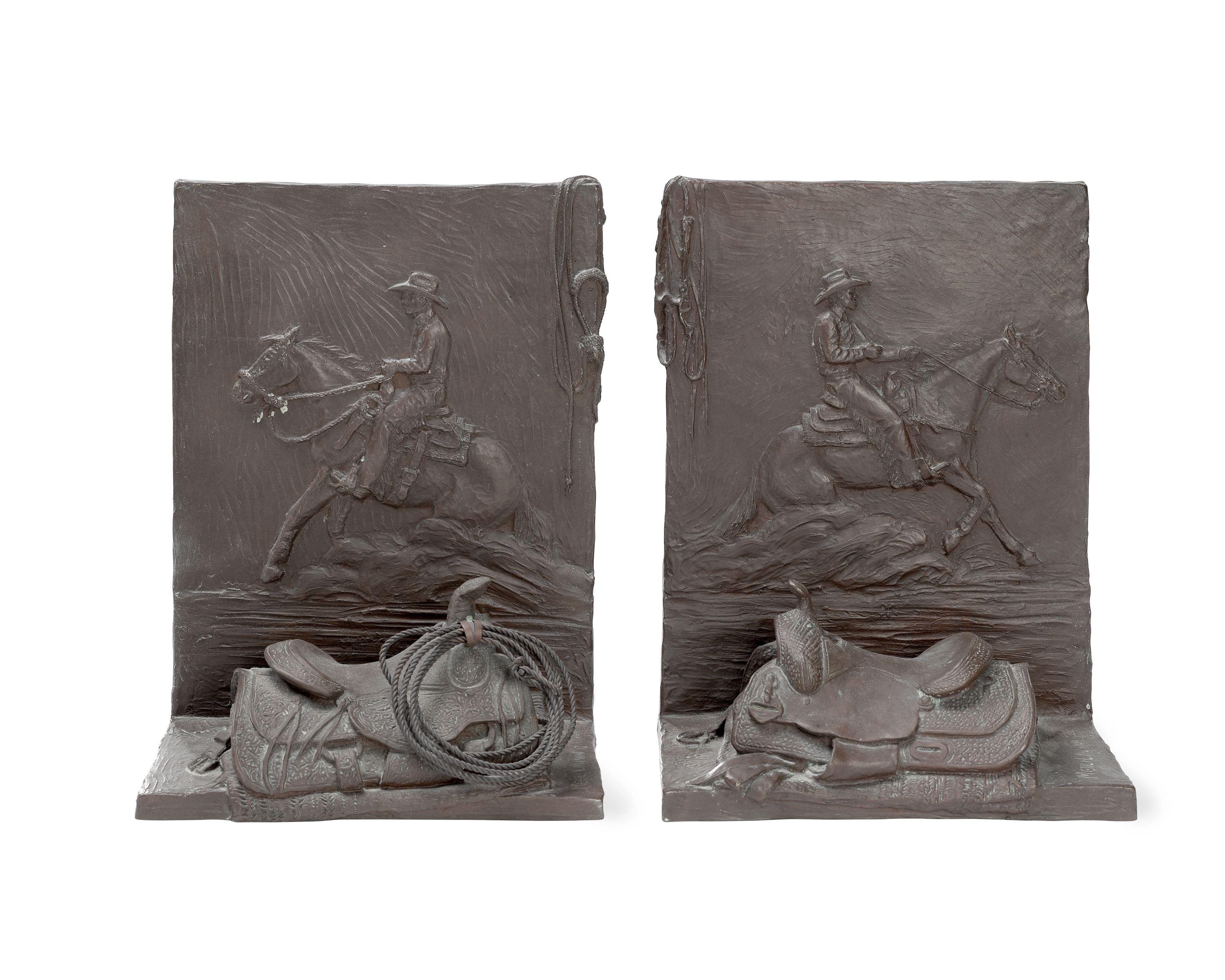 Mehl Lawson - Reining Horse Bookends