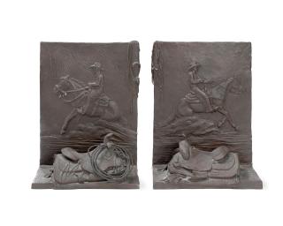 Mehl Lawson - Reining Horse Bookends
