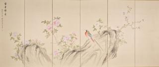 Mei Lanfang - Pheasant, Peony and Rock