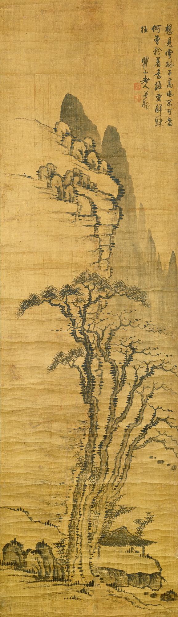 Mei Qing - Landscape After Ni Zan