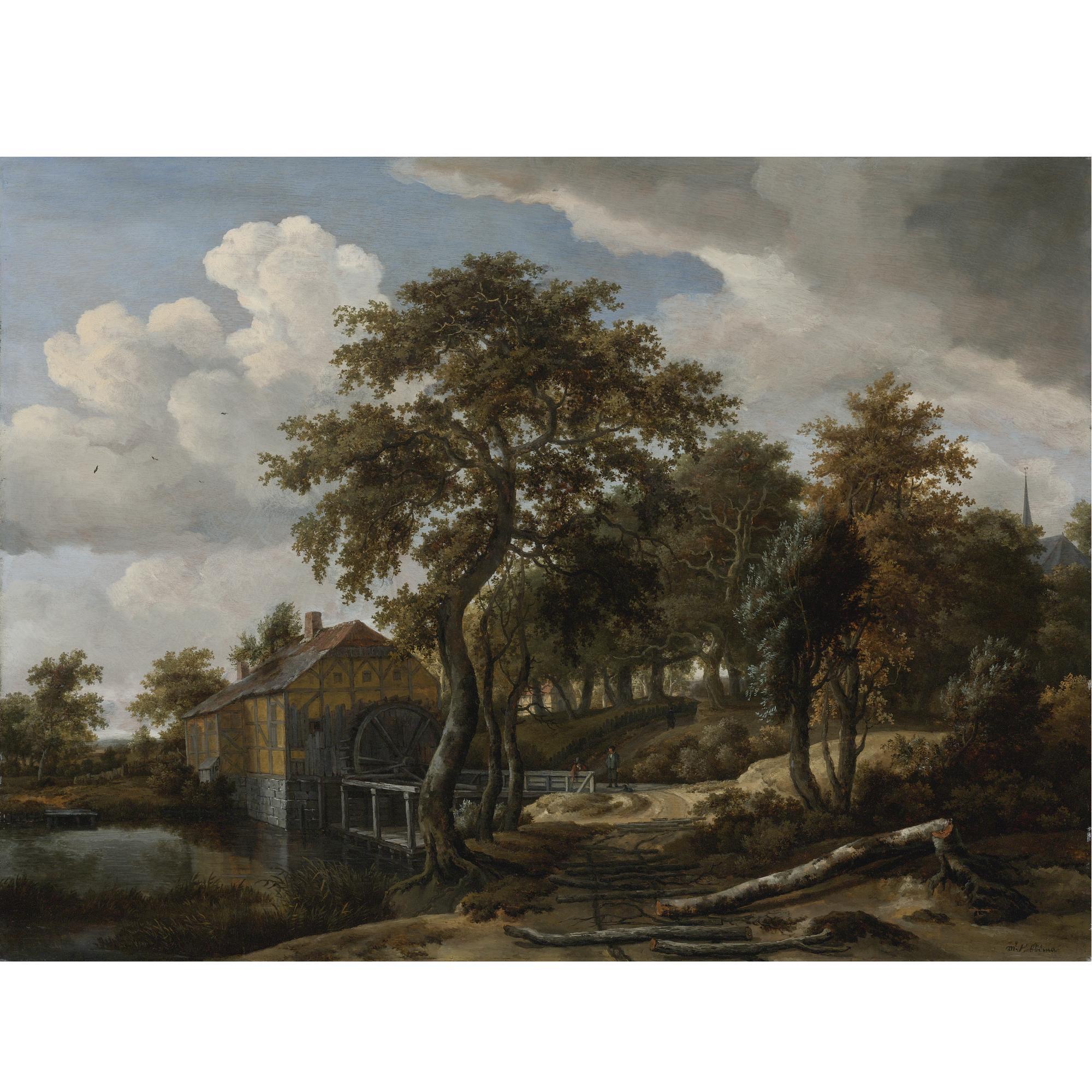 Meindert Hobbema - Watermill