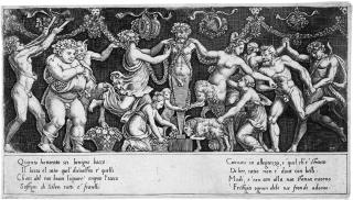 Meister B Mit Dem Würfel - Das Opfer an Priapus.