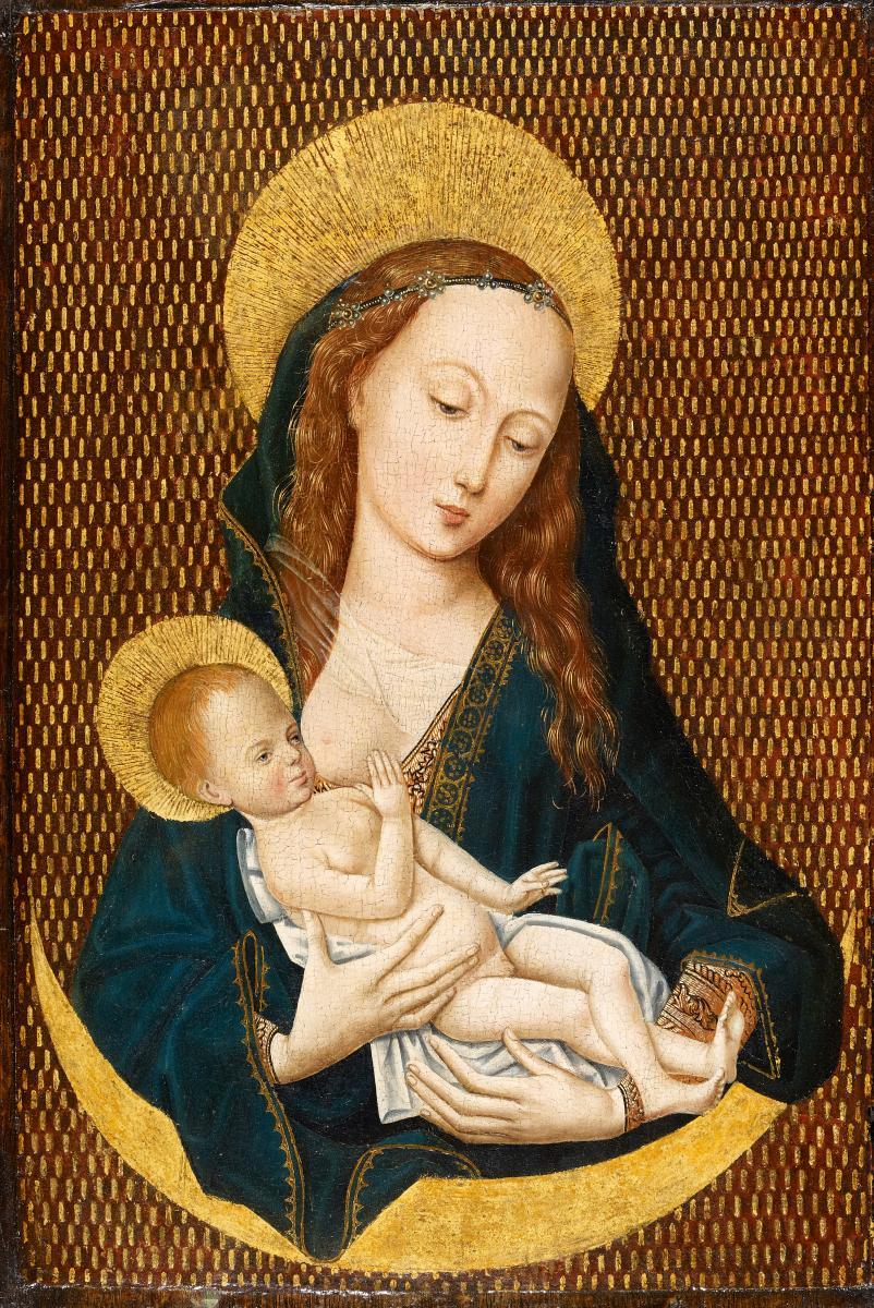 Meister der Magdalenen-Legende - Maria Lactans auf der Mondsichel