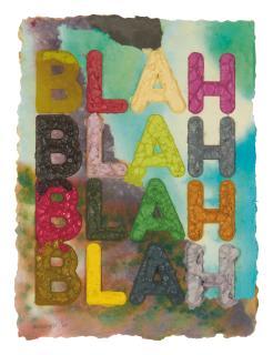 Mel Bochner - Blah, Blah, Blah