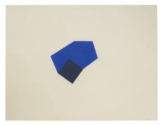 Mel Bochner - Heptagon with Black Square