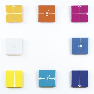 Mel Bochner - Measurement: 5\'X5\'