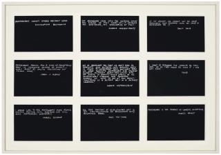 Mel Bochner - Misunderstandings: A Theory of Photography