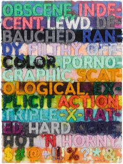 Mel Bochner - Obscene