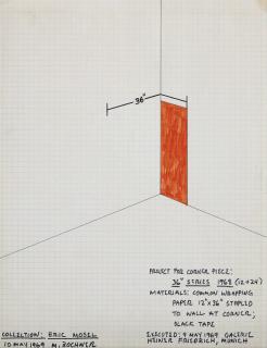 Mel Bochner - Project for Corner Piece: 36\