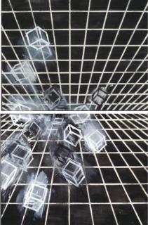 Mel Bochner - Vanishing point: Flash forward (in 2 parts)