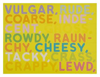 Mel Bochner - Vulgar