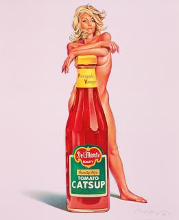 Mel Ramos - 4 Bll: Tomato Catsup – Tobacco Red – Lola Cola – A.C. Annie.