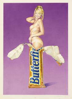 Mel Ramos - Butterfinger: The Lost Painting of 1965 #12