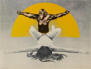 Mel Ramos - Cheetah and Jane (Woman with Chimpanzee)