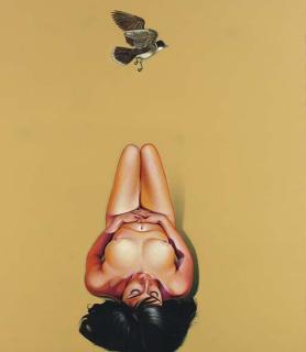 Mel Ramos - Leta and the Eastern King Bird