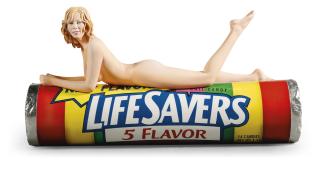 Mel Ramos - Lifesavers, Five Flavor Frieda