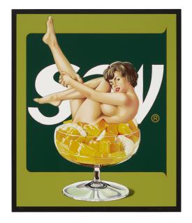 Mel Ramos - Miss Fruit Salad (Black)