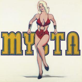 Mel Ramos - Mysta of the Moon