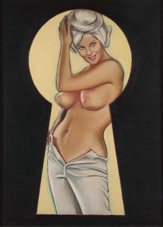 Mel Ramos - Peek-a-boo, Platinum #2