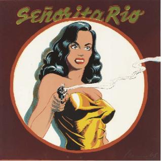 Mel Ramos - Senorita Rio and Tigergirl, from 1 CENT Life