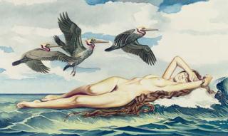 Mel Ramos - The Birth of Venus