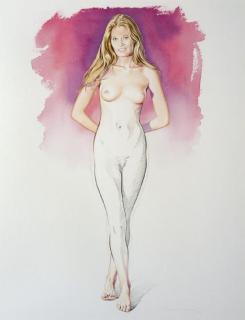 Mel Ramos - Unfinished Painting #4