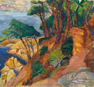 Mela Muter - Landschaft mit Kiefern (Paysage)