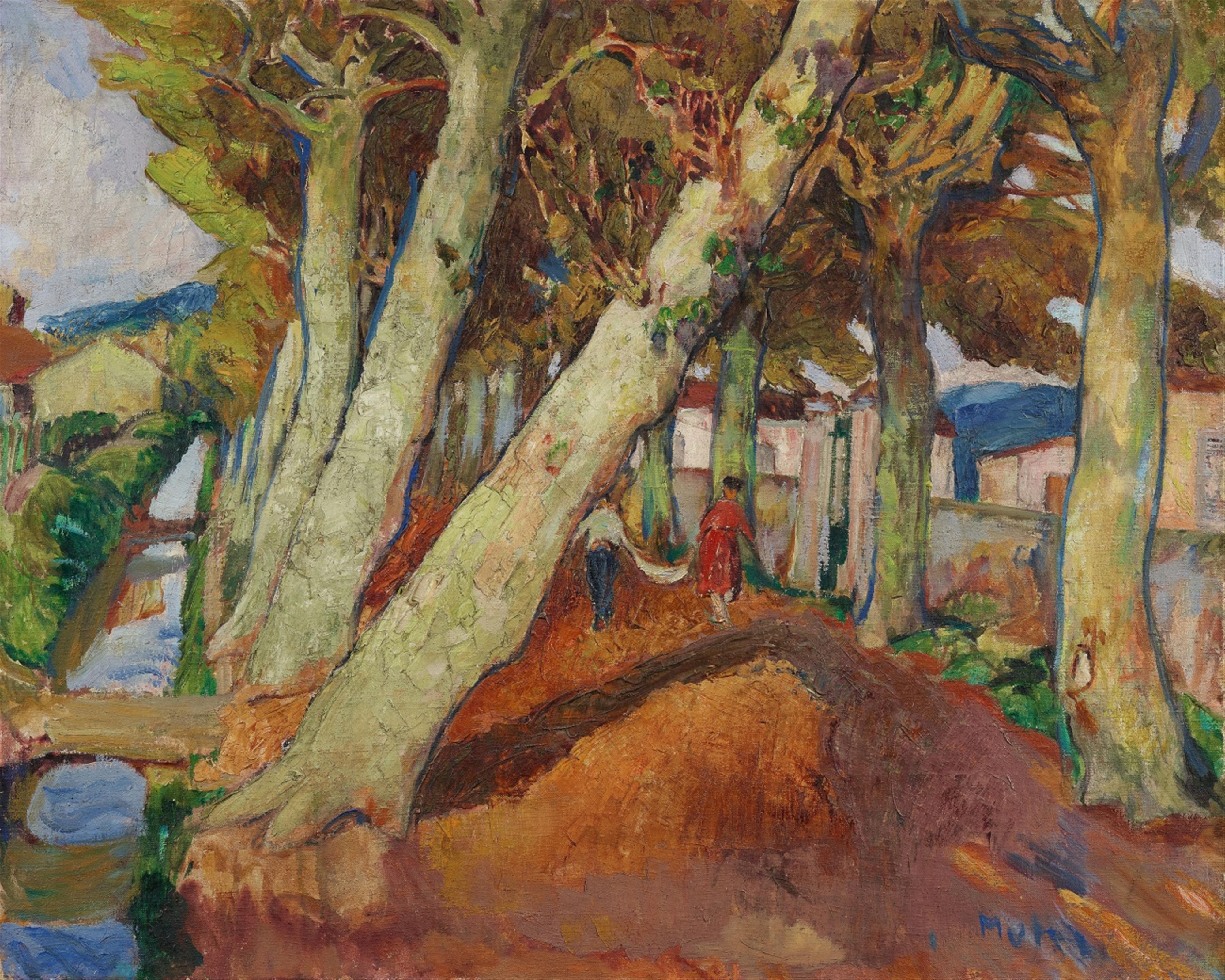 Mela Muter - Platanenallee in Südfrankreich