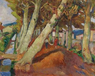 Mela Muter - Platanenallee in Südfrankreich