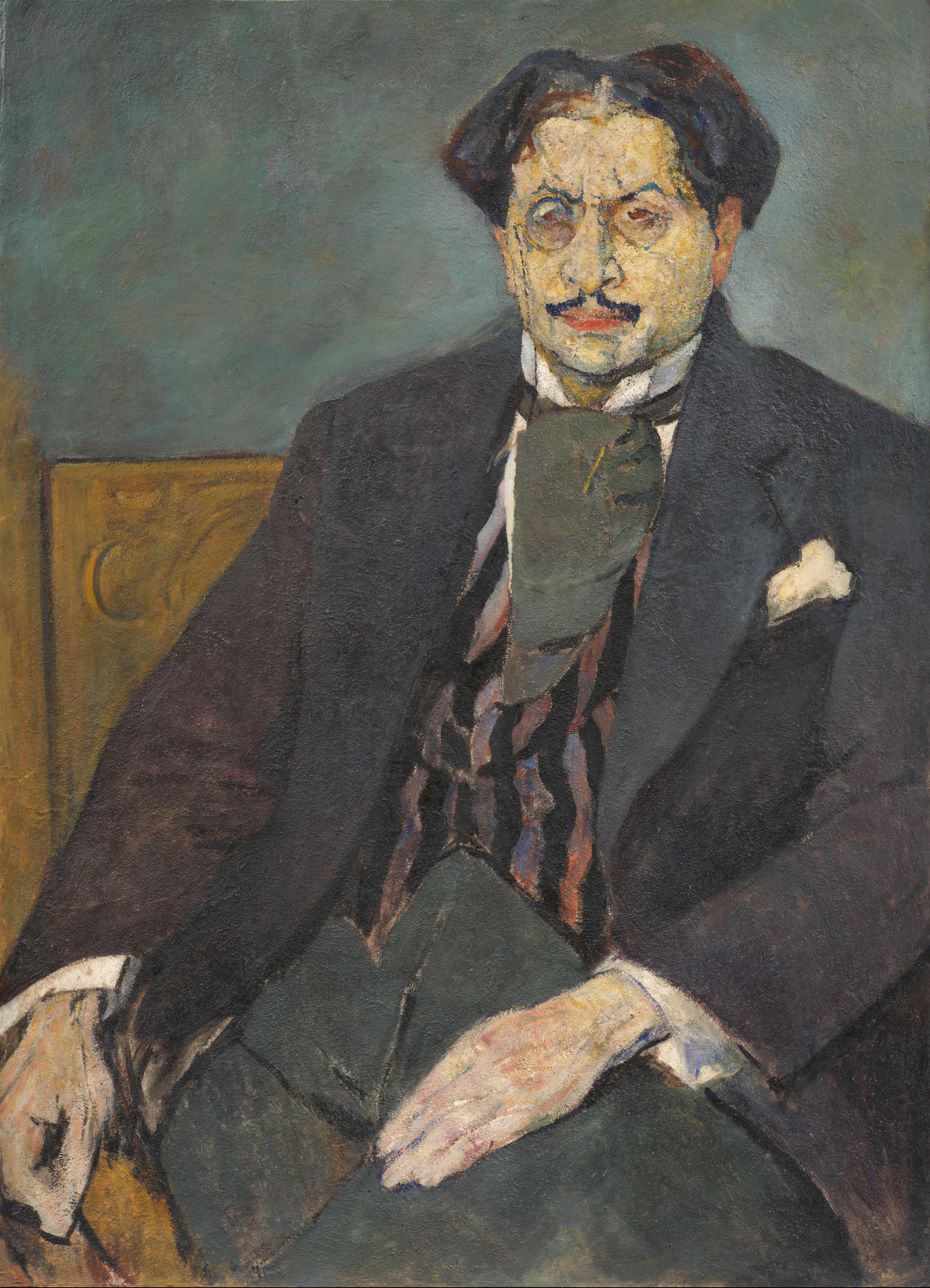 Mela Muter - Porträt eines Mannes (Herr Hamon)