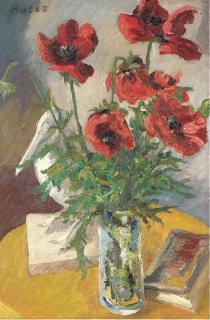 Mela Muter - Vase de Coquelicots