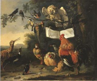 Melchior D\'Hondecoeter - A Concert of Birds