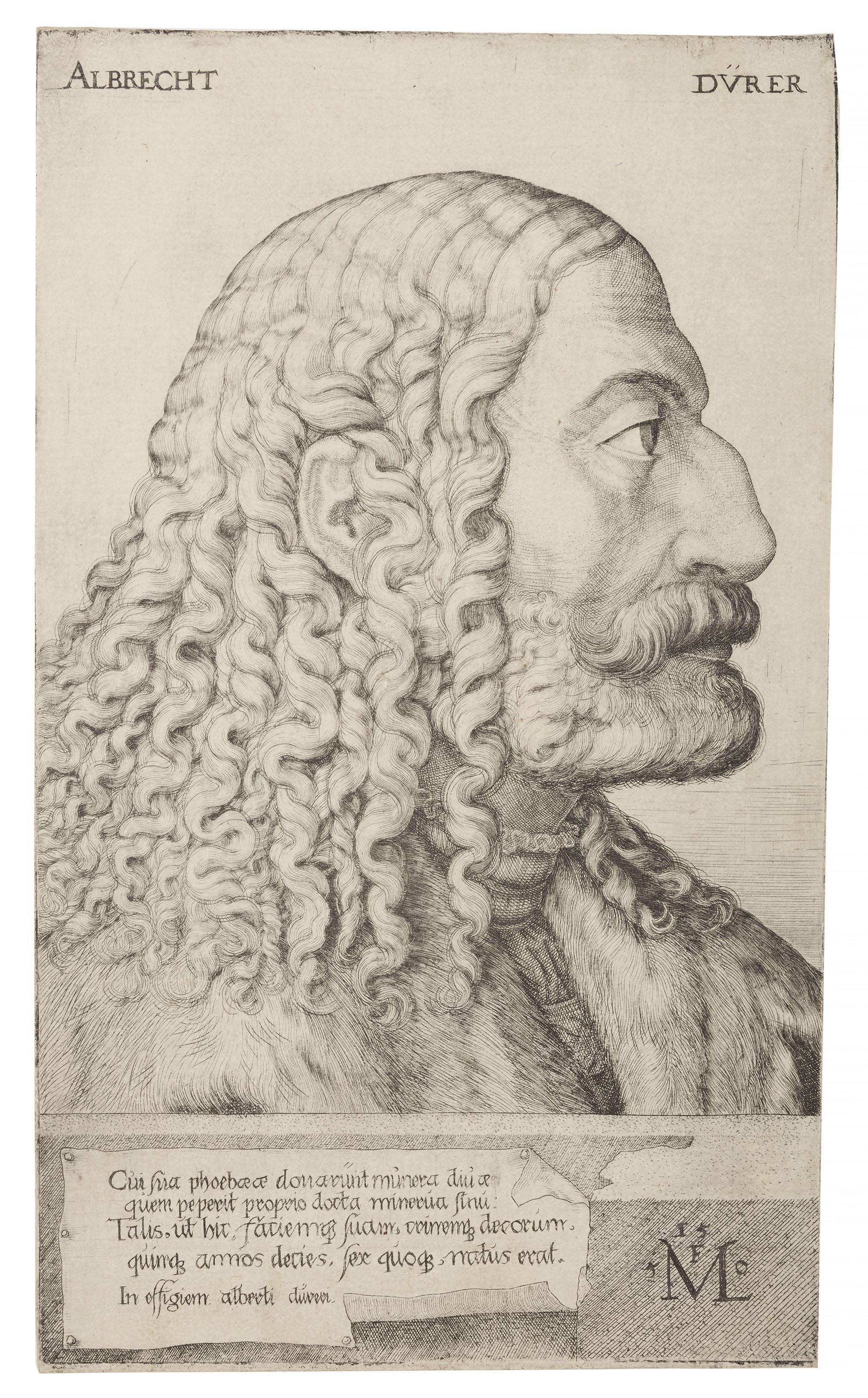 Melchior Lorck - Portrait of Albrecht Dürer