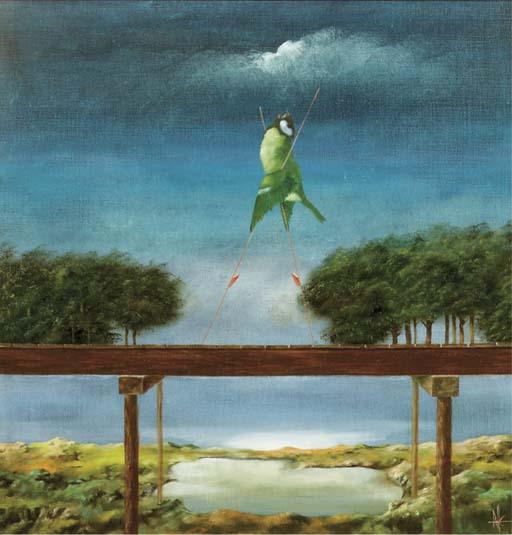 Melle - A bird on stilts