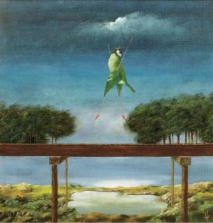 Melle - A bird on stilts