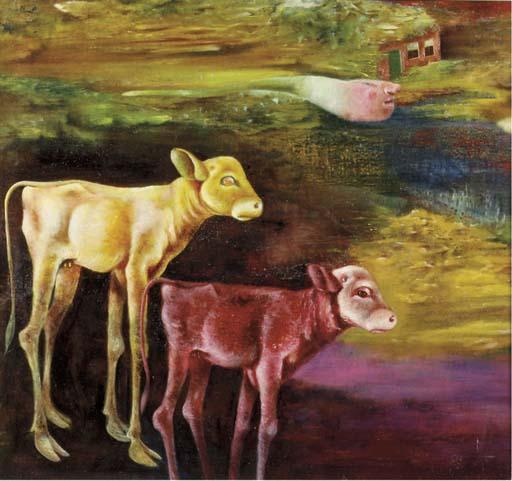 Melle - Landscape with cows